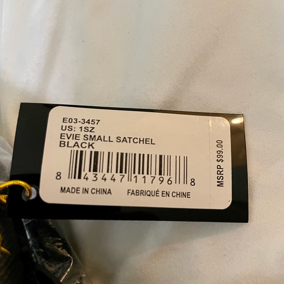 NWT BEBE Evie Small Satchel - Picture 5 of 5